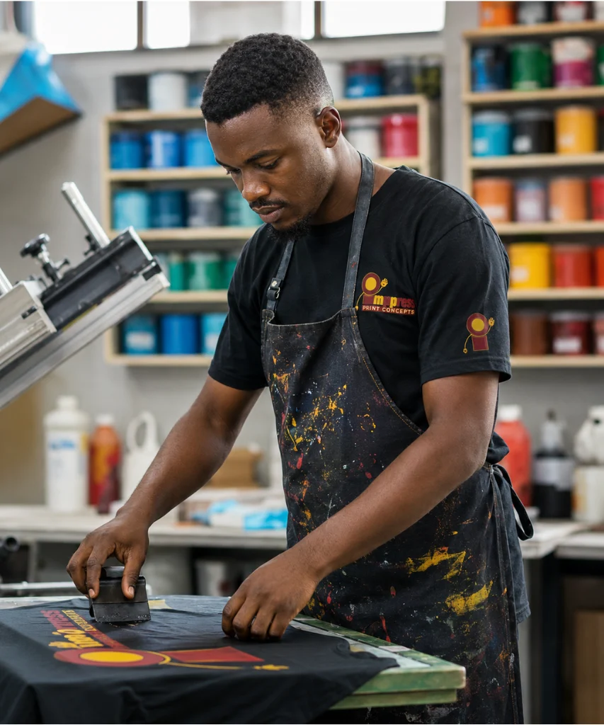professional garment printing workshop
